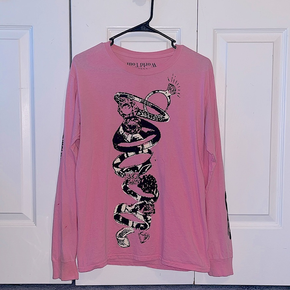 ariana grande sweetener 7 rings world tour long sleeve shirt